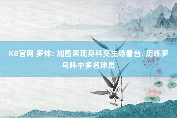K8官网 罗体: 加图索现身科莫主场看台， 历练罗马阵中多名球员